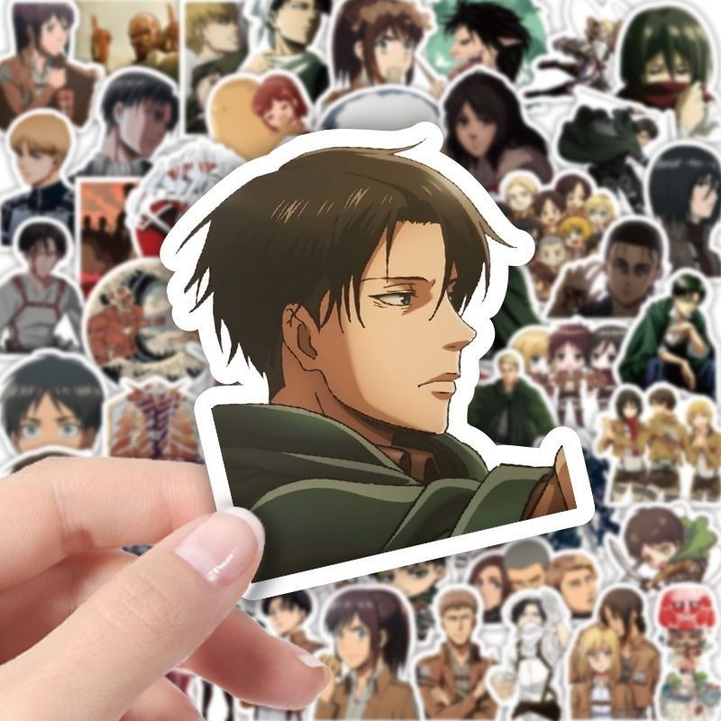 60 szt. Naklejek Anime Atak Ty – Tablet Cute Accessories recenzja i cena
